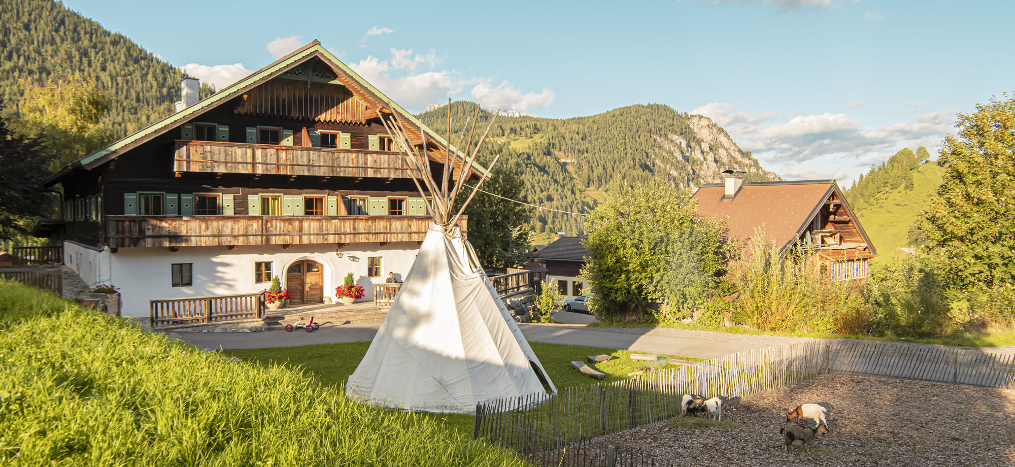 Sommerurlaub mit Kindern in Appartements, Gut Vögeihof in Forstau bei Schladming